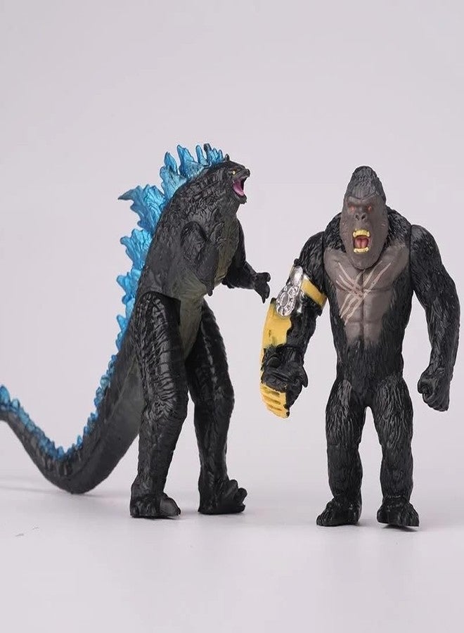 De-Lite G X K The New Empire King Of Monsters Hollow Earth World Premium Action Figures Soft Touch Vinyl Plastic Pvc Collectible Movie Model Toys(The New Empire 6 Pieces Pack ,Mini Small Size 5-8 Cm) - Image 3